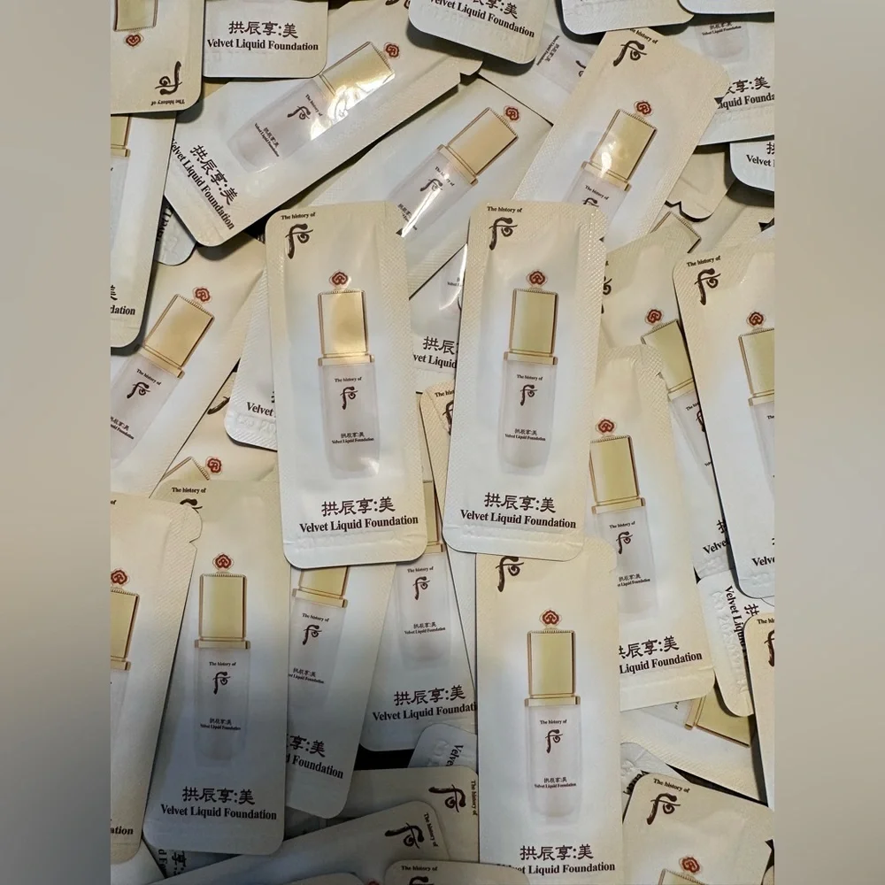 The History of Whoo Velvet Liquid Foundation No.21 SPF30/PA++ 1ml x 40pcs